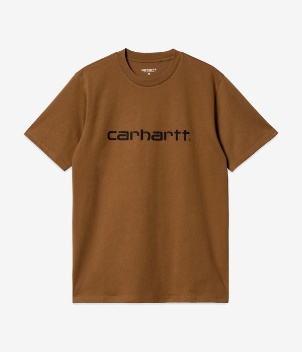 Carhartt WIP Script Camiseta (deep h brown black)