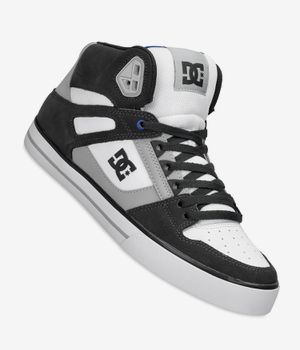 DC Pure High Top WC Shoes (grey white blue)