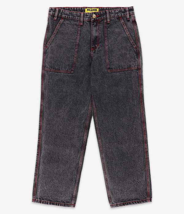 Butter Goods Breakdown Relaxed Denim Jeans (acid wash black)