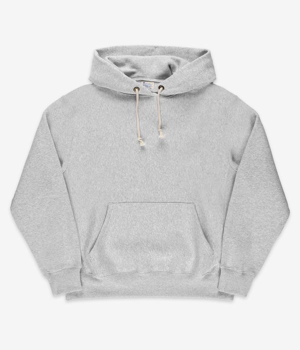 Shop Champion Reverse Weave RWSS Core Hoodie grey heather online skatedeluxe