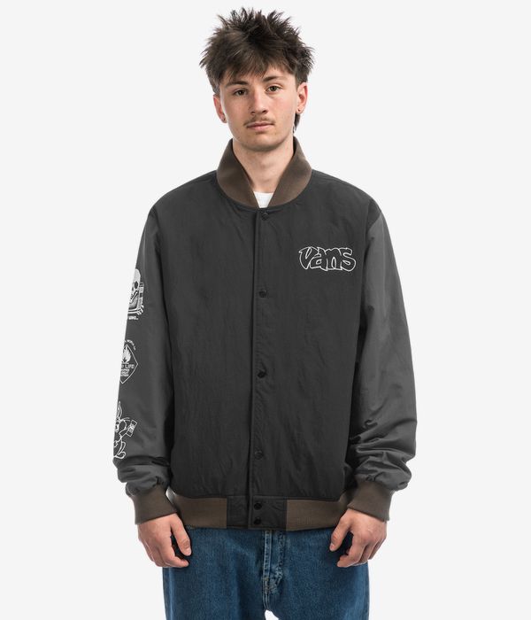 Vans Crazy Eddy Baseball Jacket (black asphalt)