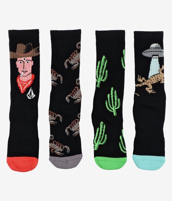 Volcom Featured Artist Mickey Mason Skarpetki US 9-12 (multi) dwupak