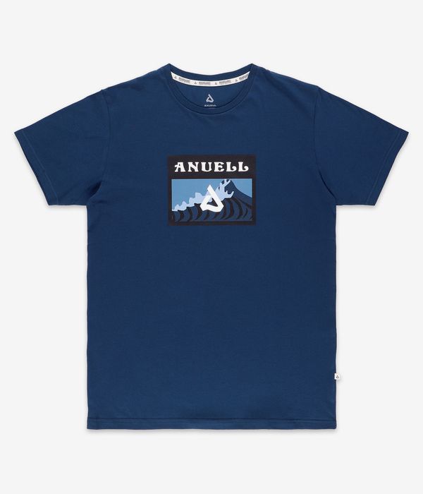 Anuell Crater Mare Organic T-Shirt (navy)