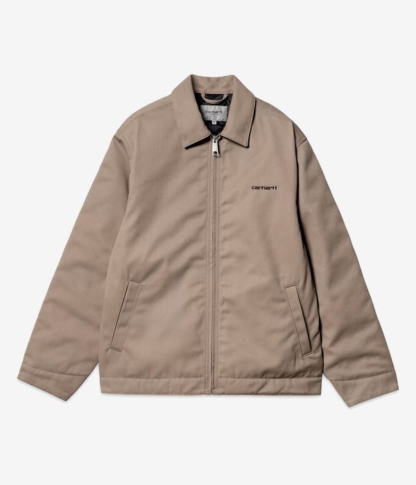 Carhartt WIP Module Script Watertown Jacket (leather black rigid)