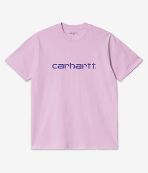 Carhartt WIP Script T-shirt (pale quartz razzmic)