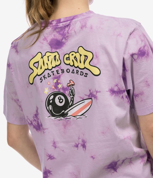 Santa Cruz Winkowski 8Baller Surf T-Shirty women (lavender tie dye)
