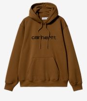 Carhartt WIP Basic Felpa Hoodie (deep h brown black)
