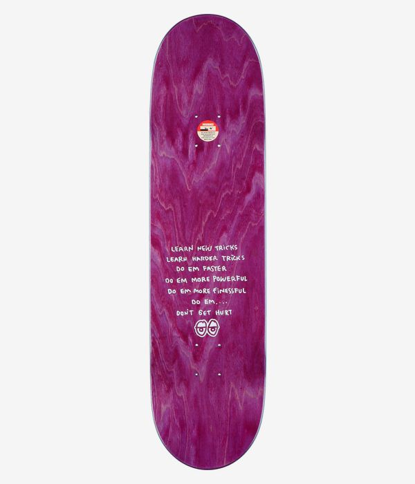 Krooked Una Lightning Clover 8.28" Skateboard Deck (white)