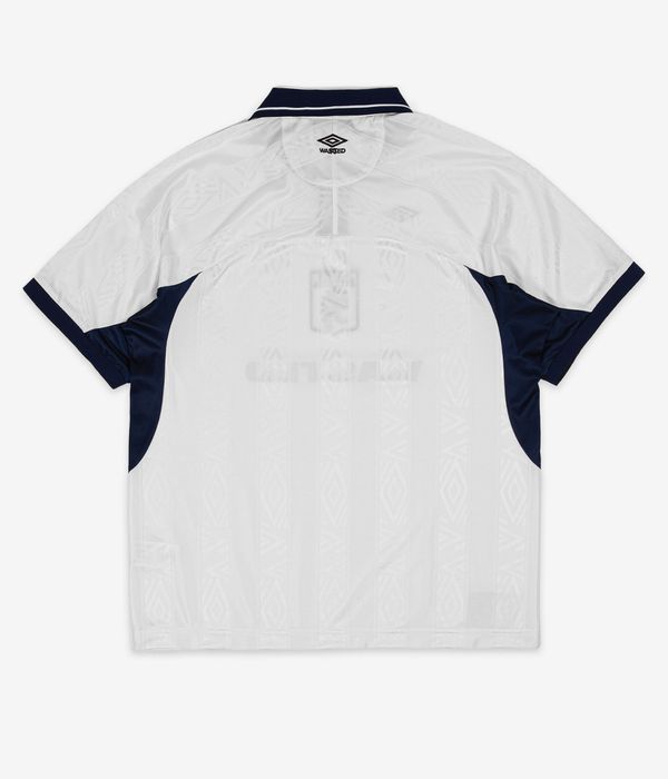 Wasted Paris x Umbro Football Jersey T-Shirt (white blue)