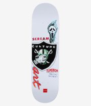 Chocolate Alvarez Art Official Twin Tip 8.5" Skateboard Deck (white)
