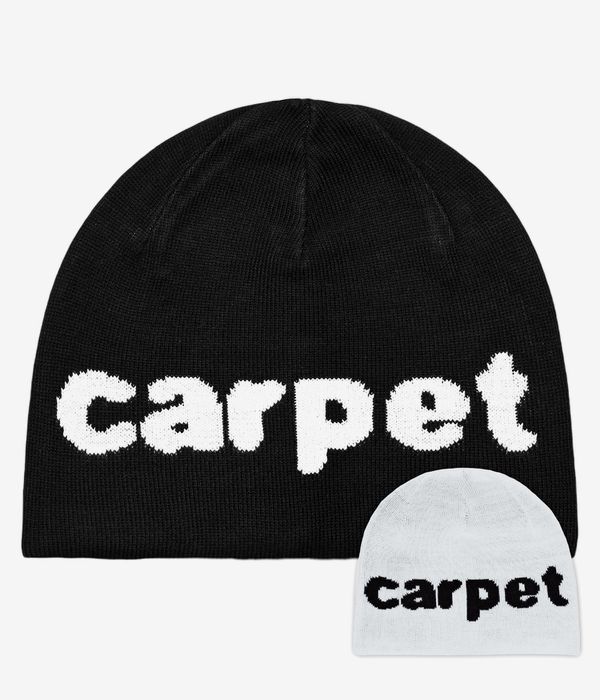 Carpet Company Reversible Beanie (black white)