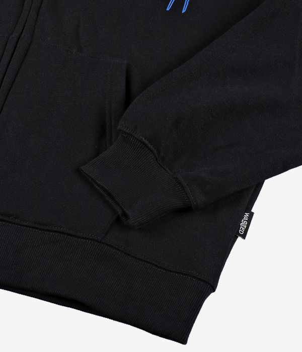 Wasted Paris Dark Pitcher Zip-Sweatshirt avec capuchon (black II)