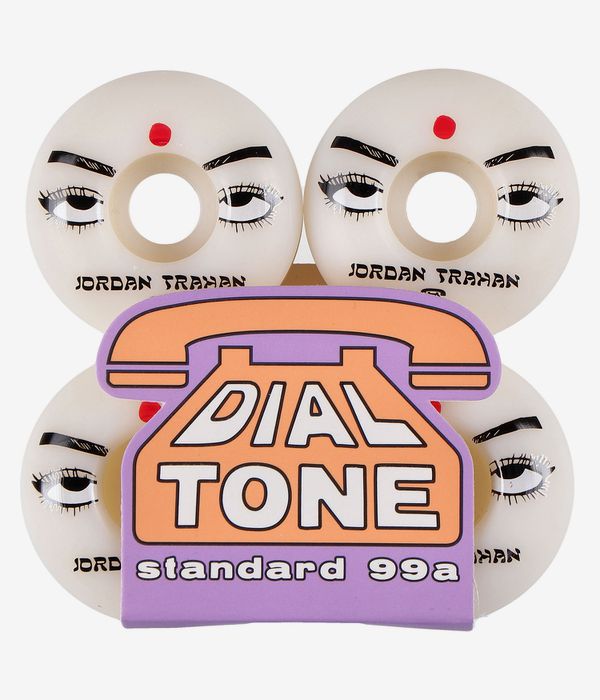Dial Tone Trahan third Eye Standard Wielen (white) 54mm 99A 4 Pack