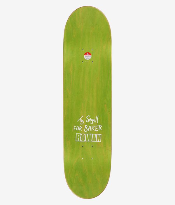 Baker Zorilla Ty Segall 8.25" Planche de skateboard (multi)