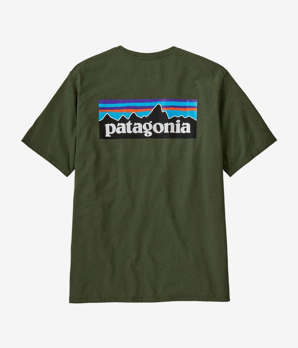 Patagonia P-6 Logo Responsibili T-Shirt (torrey pine green)