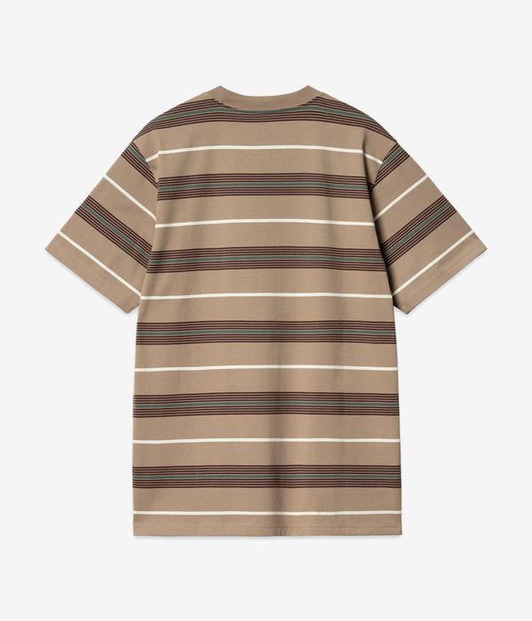 Carhartt WIP Haynes T-Shirty (stripe leather)