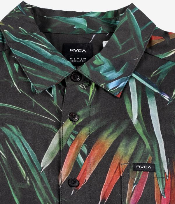 RVCA Hawaii Palms Camicia (black)