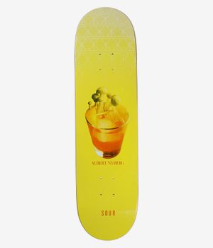 SOUR SOLUTION Nyberg Shroom Cocktail 8.25" Skateboard Deck (yellow)