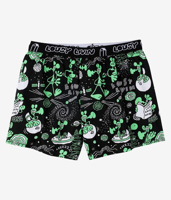 Lousy Livin Outer Weedy Briefs Boxer (black) pacco da 2