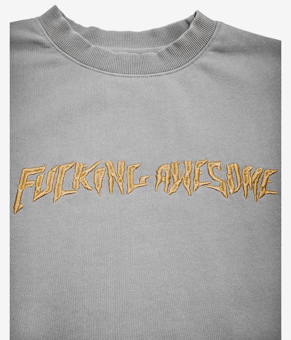 Fucking Awesome Distressed Stamp Felpa (brown)