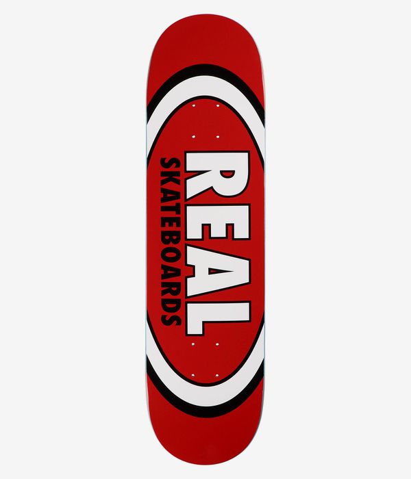 Real Team Classic Oval 8.125" Planche de skateboard (red)