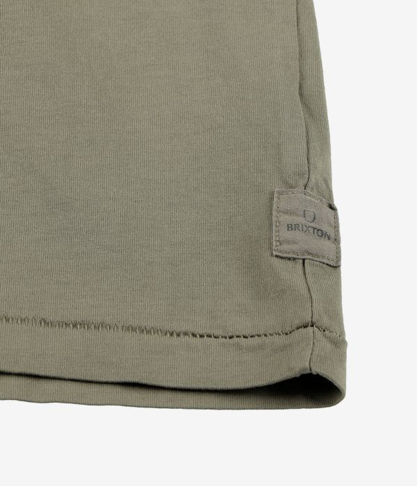 Brixton Baseline Henley T-Shirt (olive surplus vintage wash)