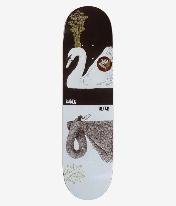 Magenta Spelta Swans Zoo 8.125" Planche de skateboard (multi)