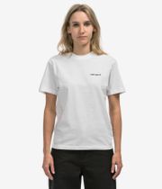 Carhartt WIP W' Script Embroidery Organic T-Shirt women (white black)