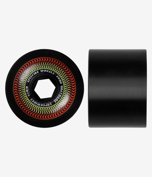 Spitfire Superwides Roues (black) 62 mm 80A 4 Pack