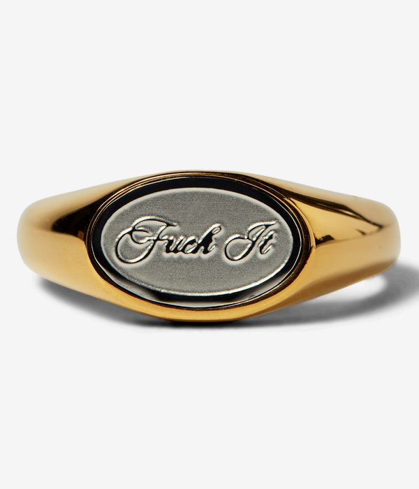 HUF Fuck It Signet Ring (gold)