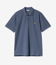 Carhartt WIP Chase Puque Polo-Shirt (dusky blue gold)