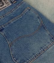 Dime Classic Baggy Denim Vaqueros (dipped sandblasted indigo)