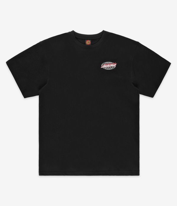 Santa Cruz Global Flame Dot Camiseta (black)
