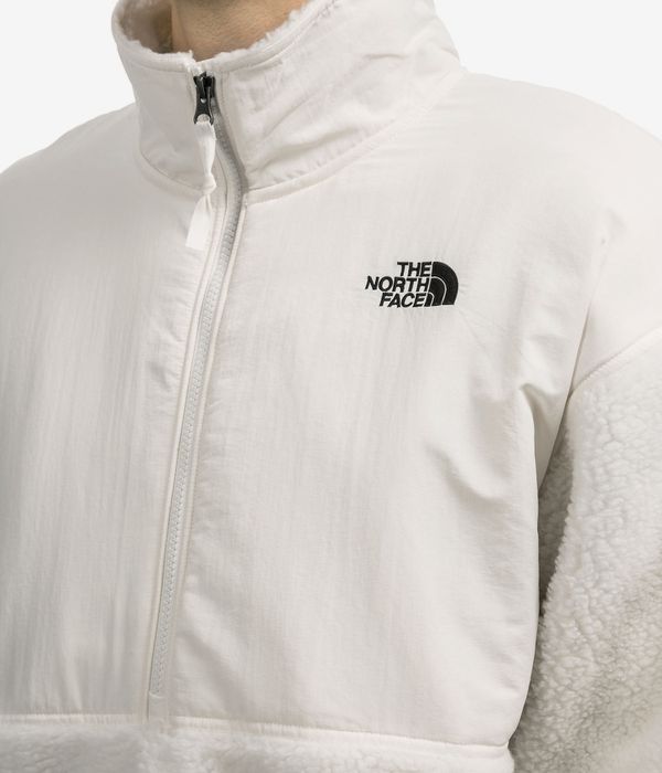 Shop The North Face Platte High Pile 1/4-Zip Fleece Jacket (white) online