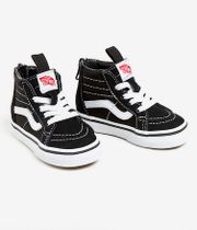 Vans TD Sk8-Hi Zip Chaussure kids (black white)