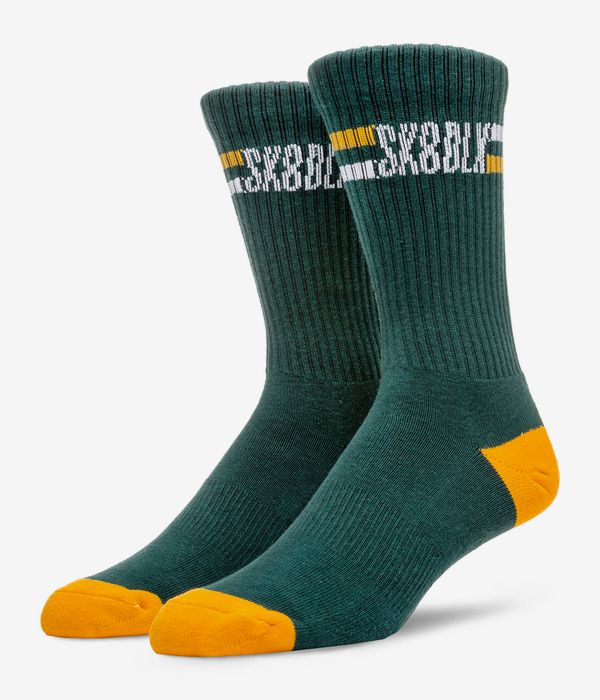 skatedeluxe Division Sokken US 6-13 (green orange)