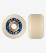 Spitfire Formula Four Lock Ins Wheels (white blue) 57mm 99A 4 Pack