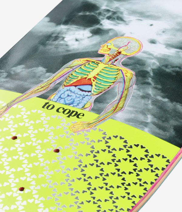 Fucking Awesome Cosmic Overview 8.5" Skateboard Deck (neon green)