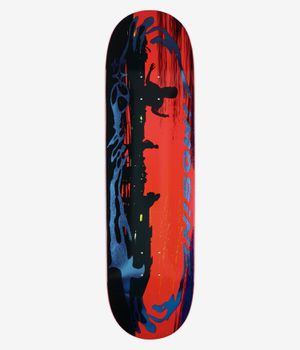 Limosine Ring Wave 8.5" Planche de skateboard (red black)