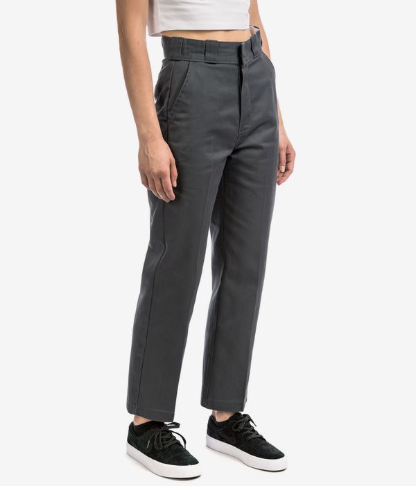 Dickies Elizaville work trousers in dark grey - ShopStyle