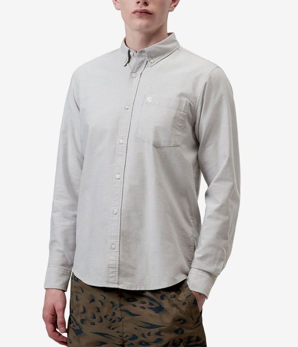 Carhartt WIP C-Logo Chemise (shady grey white)