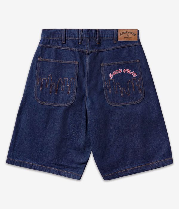 Cash Only Logo Denim Shorts (ravv indigo)