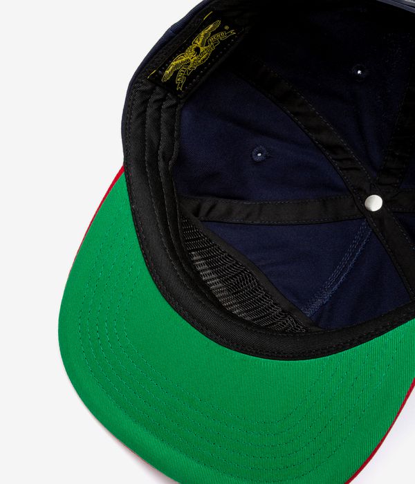 Anti Hero Basic Eagle Snapback Cap (navy red)