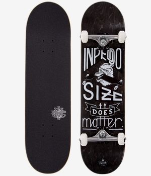 Inpeddo Size Does Matter 8" Complete-Skateboard (black)