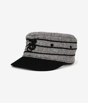 Brixton Pinch Fitted Cap (grey black stripes)