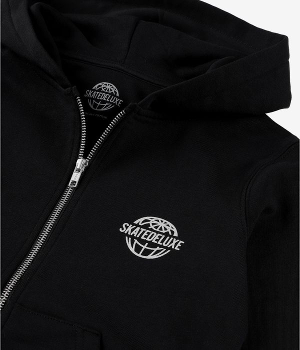 skatedeluxe World Zip-Sweatshirt avec capuchon kids (black)