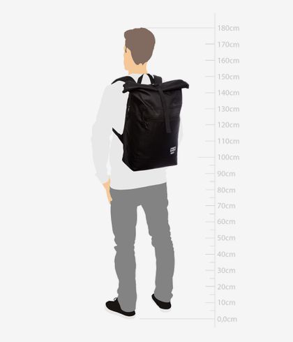 obey conditions roll top iii backpack black