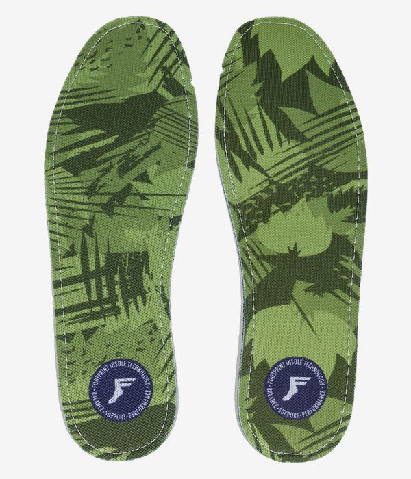 Footprint Camo King Foam Flat Low Wkładki (green)