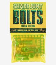 Shake Junt Bag-O-Bolts 1" Set de vis (green yellow) Phillips Flathead (tête fraisée)
