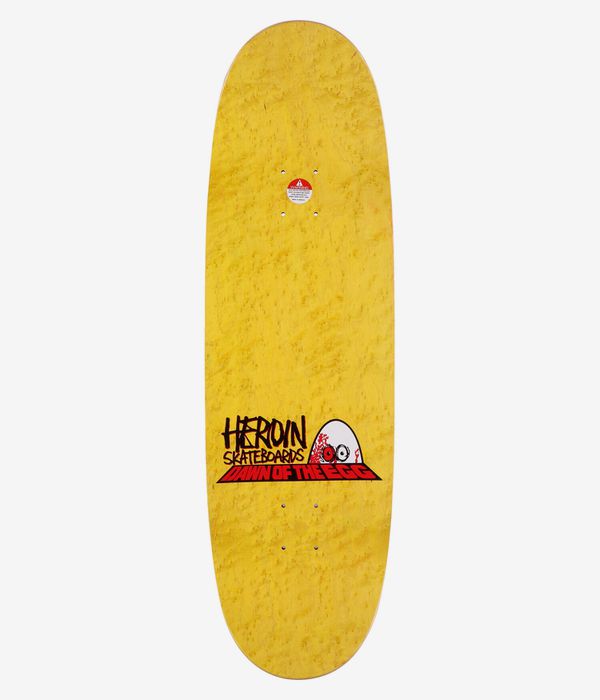 Heroin Skateboards Dawn Of The Egg 9.4" Skateboard Deck (multi)